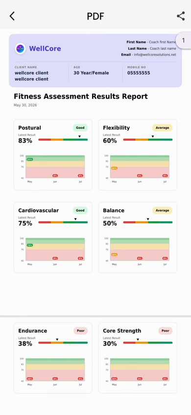 Fitness Assessment Report